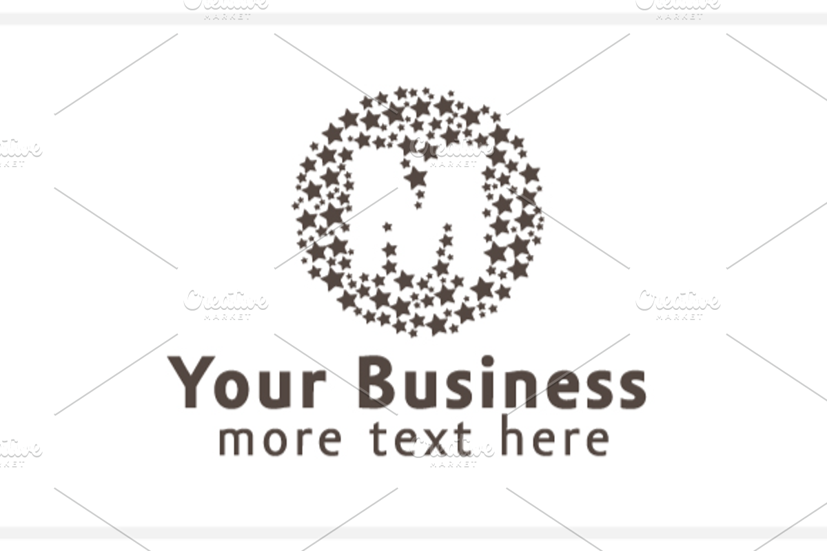Dotted Star Letters - Logos, an Illustration by NasirGrfx (Photo 3 of 4)
