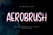 Aerobrush, a Handwritten Font by Good Java Studio (Thumbnail 1 of 7)