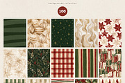 100 Christmas Backgrounds, a Background Graphic by PeDe Designs (Thumbnail 17 of 18)