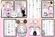 2235 BUNDLE Procreate Stamp Brushes, a Brush Add-On by Revabrush (Thumbnail 7 of 17)