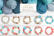 Crochet Knitting Watercolor logotype, an Object Graphic by svetlanaARTdreams (Thumbnail 6 of 13)