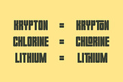 Klorhine - Condensed Font, a Sans Serif Font by Pikgura (Thumbnail 6 of 9)