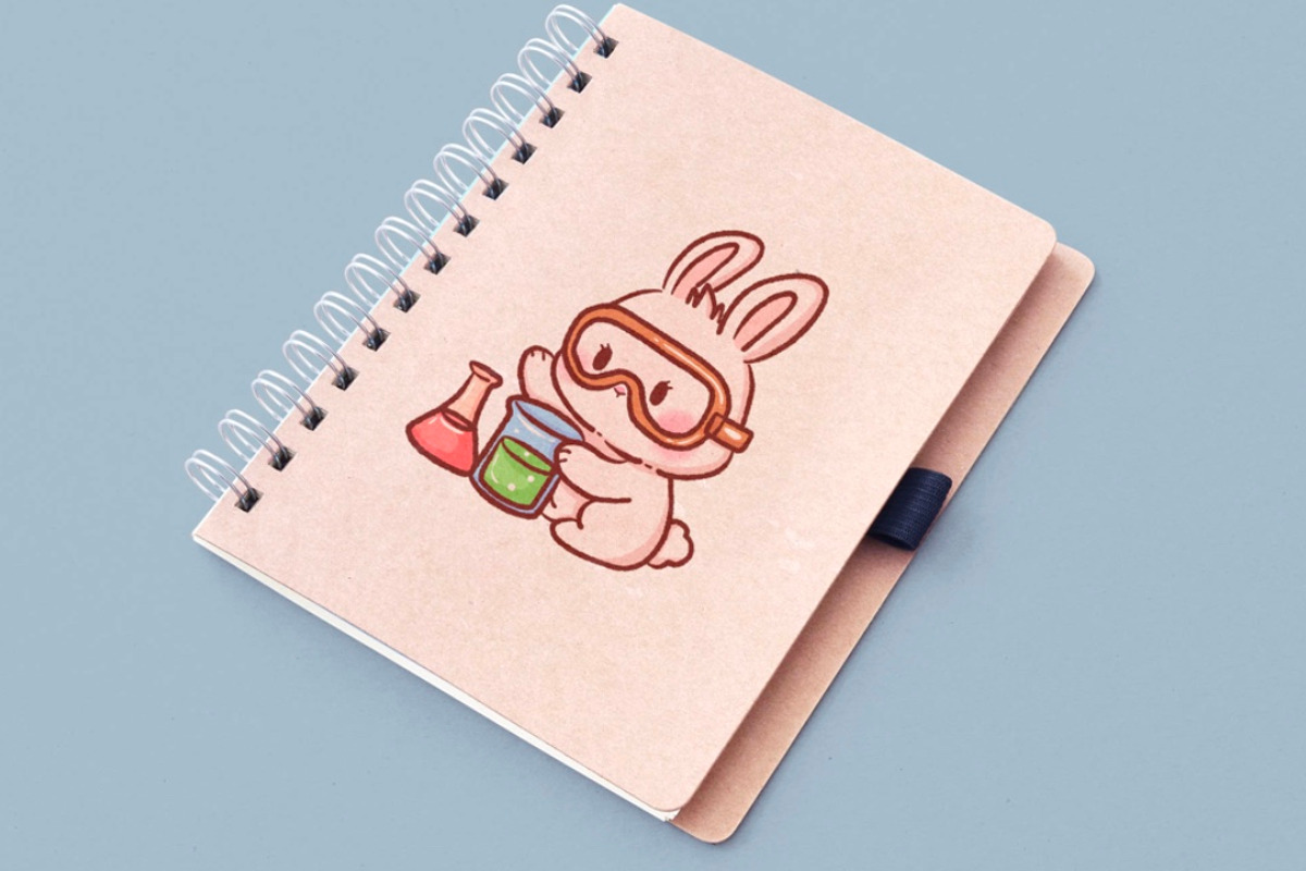 Josie Bubbly Bunny Back to School, an Animal Illustration by Blumensdiary (Photo 6 of 8)