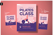 Pilates Class Flyer, a Flyer Template by Neermana (Thumbnail 1 of 4)
