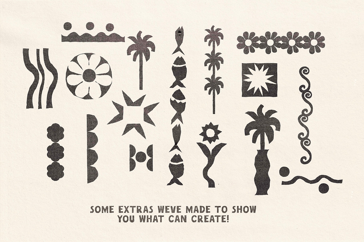 Woodcut Shapes – Illustration Kit, a Decorative Illustration by Madeline ODonoghue Design (Photo 4 of 6)