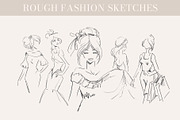 Fashion Sketch Female Silhouettes, a Person Illustration by Elena Naumchenkova (Thumbnail 2 of 3)