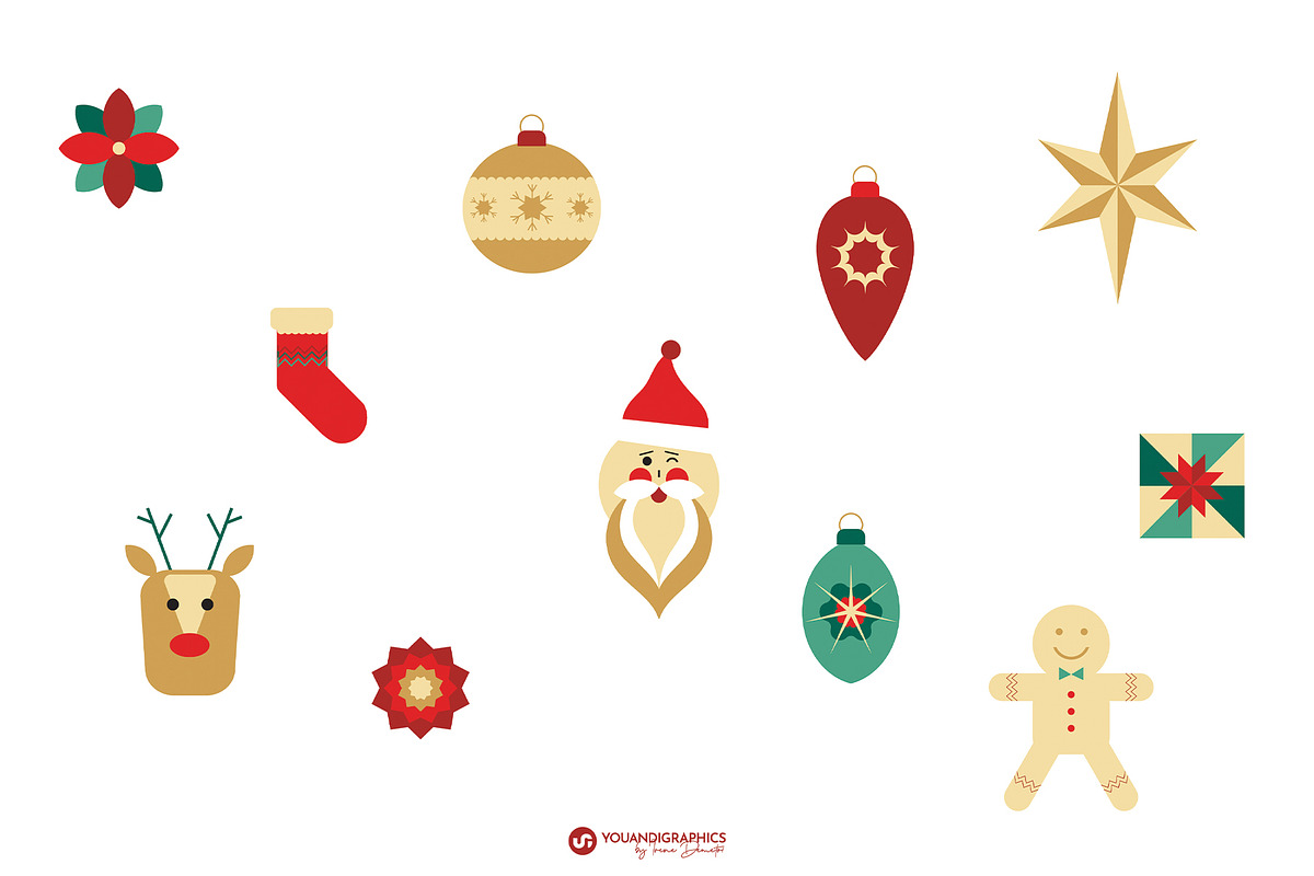 Christmas Patterns & Illustrations, a Graphic by Youandigraphics (Photo 12 of 13)