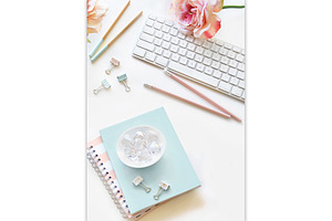 Feminine business mockup stock image stock photo containing stock images for