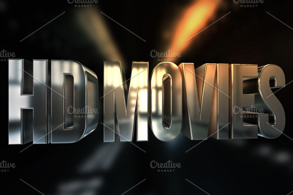 HD Movies 3D Text preview 2