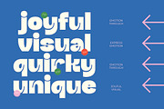 Dr Boysk Modern Pop Display Font, a Sans Serif Font by timelesstype.co (Thumbnail 9 of 15)