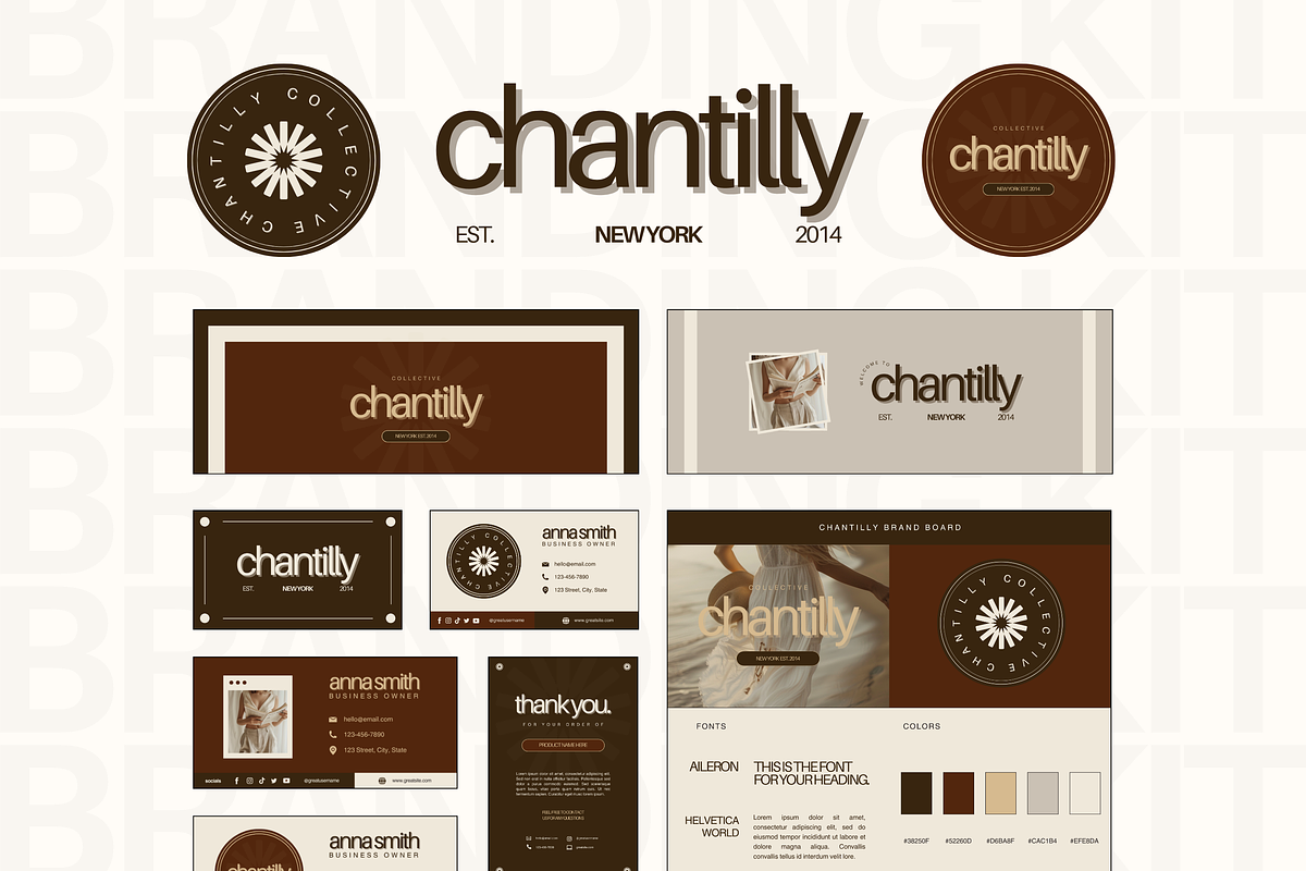 Canva Modern Branding Kit Template, a Branding & Logo Template by Branding Babe Co. (Photo 1 of 9)