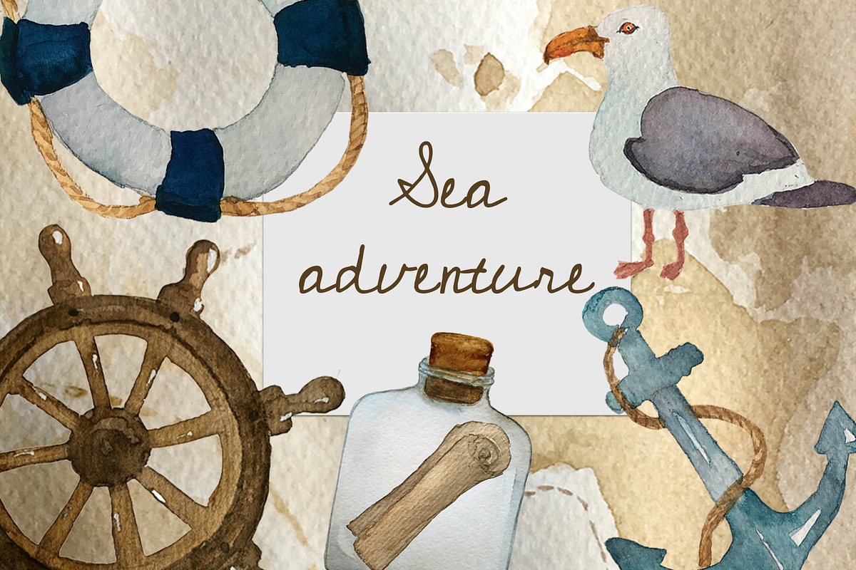 Sea adventure, an Illustration by Bychovsky design (Photo 3 of 4)