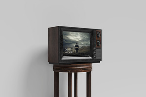 Old Tv Mockup