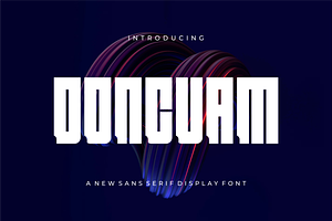 Doncuam - Font