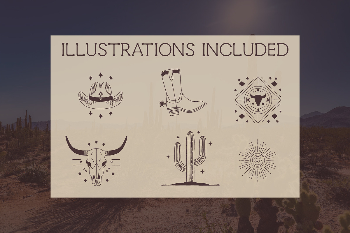 High Noon Font | Western Style Font, a Serif Font by CactusGroveBranding (Photo 3 of 4)