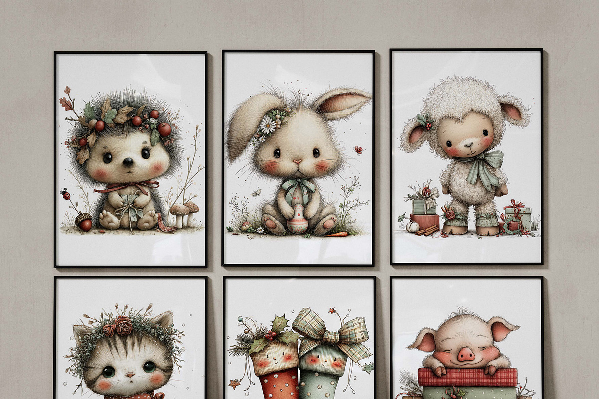 whimsical baby characters festive, an Illustration by one-touch (Photo 6 of 10)