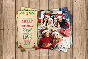 Bright Christmas Card Template