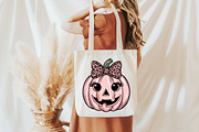 Pumpkin Coquette Bow Halloween PNG, an Illustration by Libby Wishes (Thumbnail 6 of 6)