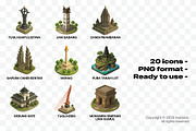 3D INDONESIA LANDMARK Icons Set, a Solid Icon by Iwanistic (Thumbnail 3 of 6)