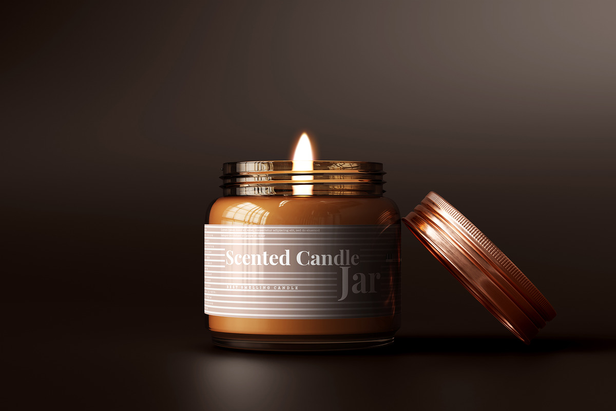 Amber Glass Candle Mockup Bundle, a Packaging Mockup by pmvch (Photo 37 of 135)