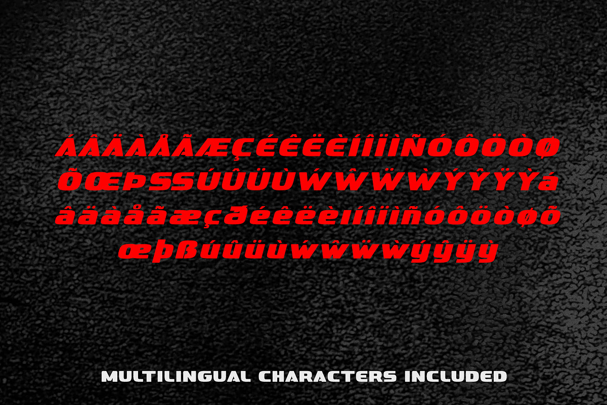 Revv Modern Racing Font, a Sans Serif Font by Parker Creative (Photo 7 of 8)