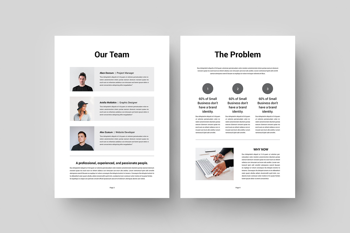 Pitch Deck | MS Word & Indesign, a Marketing Template by Leaflove (Photo 6 of 10)