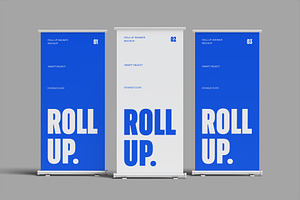 Roll Up Mockup, an Advertising Mockup by baim_std