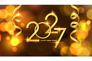 2027 New Year Graphics Set, a Background Graphic by Finevector (Thumbnail 4 of 7)