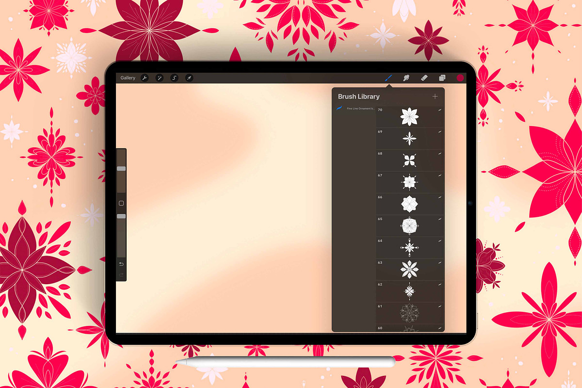 120+ Procreate fine line ornaments, a Brush Add-On by laura.design (Photo 5 of 5)