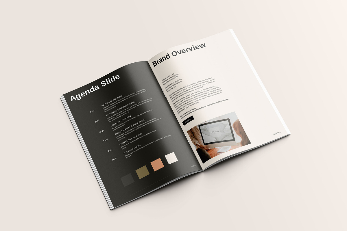 Simple Minimal Template, a Resume Template by Creatiya Type (Photo 2 of 6)