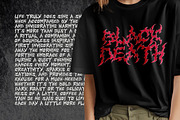 Serpent Horror Metal Gothic Display, a Blackletter Font by dansdesign (Thumbnail 10 of 12)