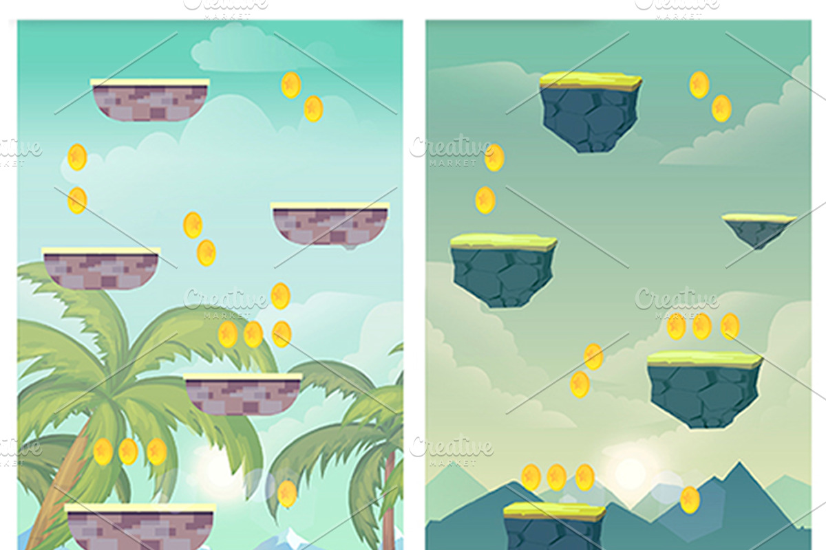 Vertical Game Backgrounds, a Graphic by 2dvillShop (Photo 4 of 4)