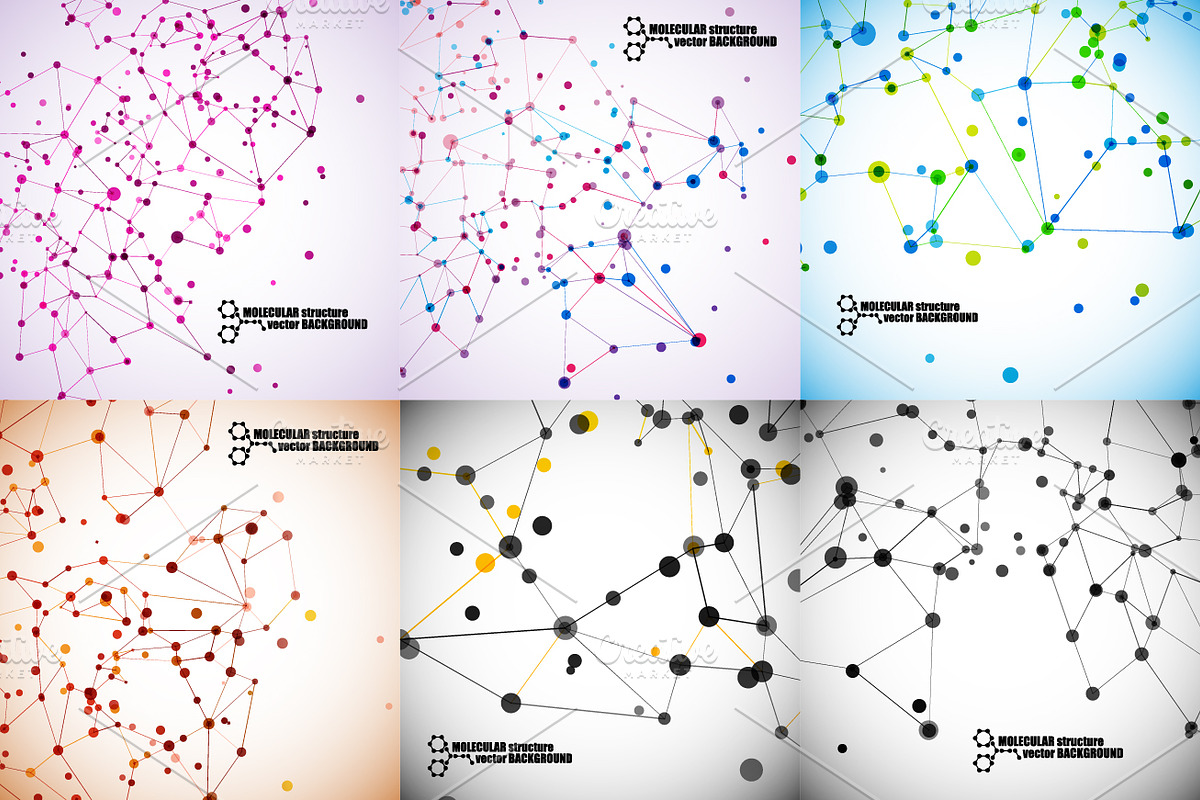72 beautiful molecular structures, a Healthcare Illustration by Palau (Photo 3 of 5)