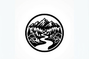 60 Eco Globe Landscape Silhouette, a Technology Illustration by Amazin_art (Thumbnail 37 of 49)