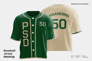 Baseball Jersey Mockup, a Shirt Mockup by Unerispace