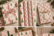 Christmas Tree Seamless Pattern, a Seasonal Illustration by Oleksandra Illustrates (Thumbnail 6 of 6)