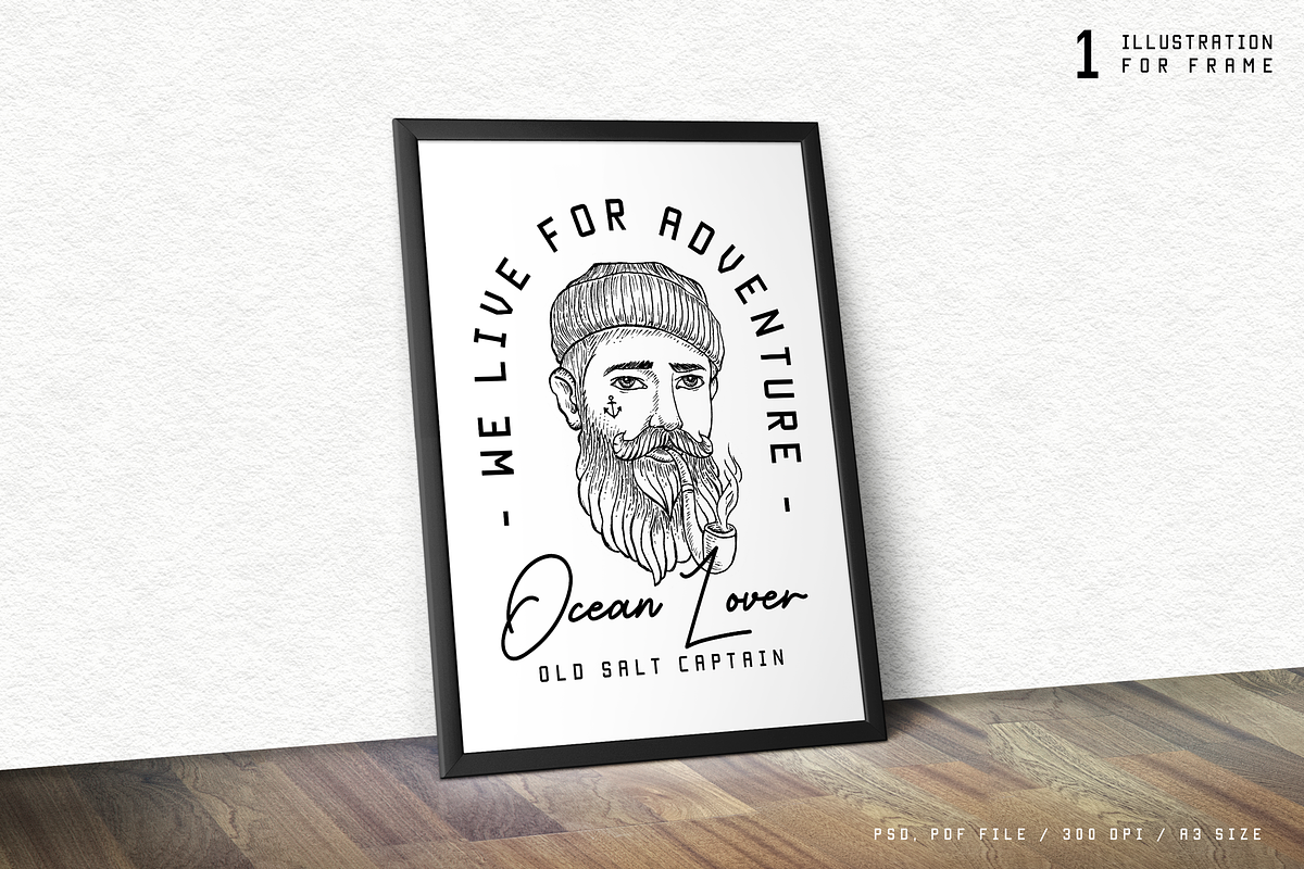 Sailor and Nautical Bundle, an Illustration by Goularte Design (Photo 8 of 9)