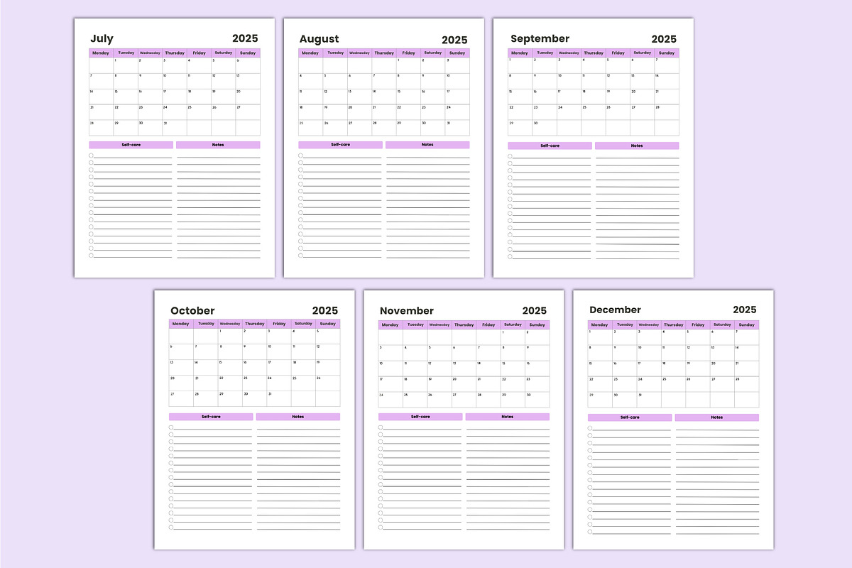 Dated 2025 Planner 365 Days Canva, a Stationery Template by Shumaya (Photo 3 of 4)