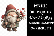 Valentine Romantic Gnome, an Illustration by Designking (Thumbnail 4 of 5)