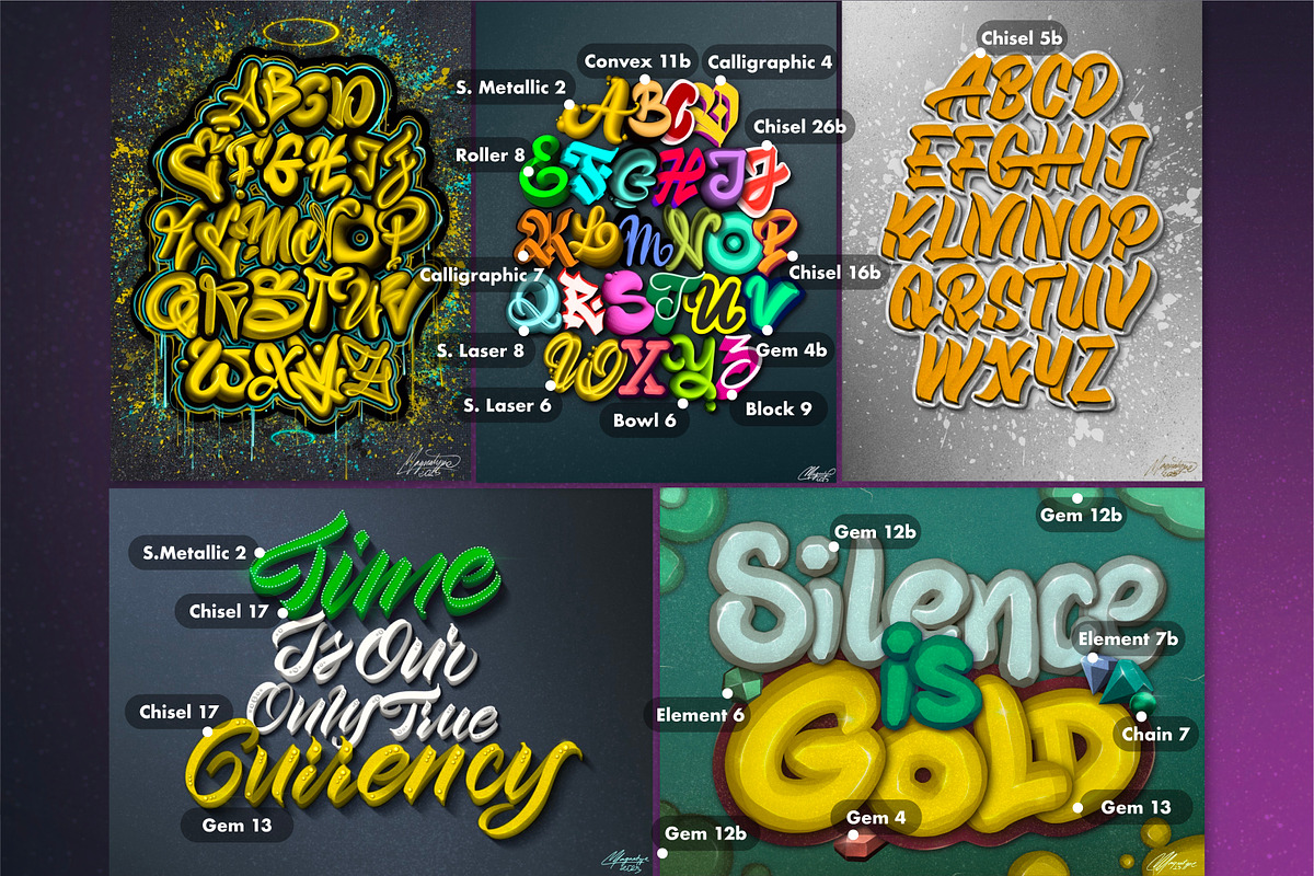 3D ABSOLUTE Brush Bundle, a Brush Add-On by Magnatype (Photo 10 of 10)