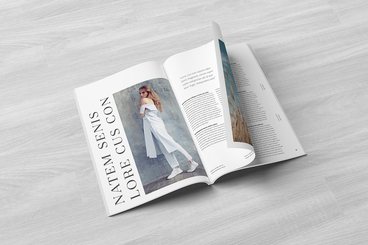 Magazine Mockup, a Print Template by Petr Stránský (Photo 2 of 3)