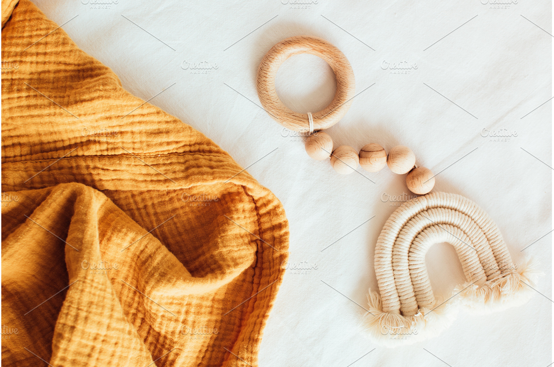 Baby wooden toy teether eco natural, a Food & Drink Photo by NelliKovalchuk