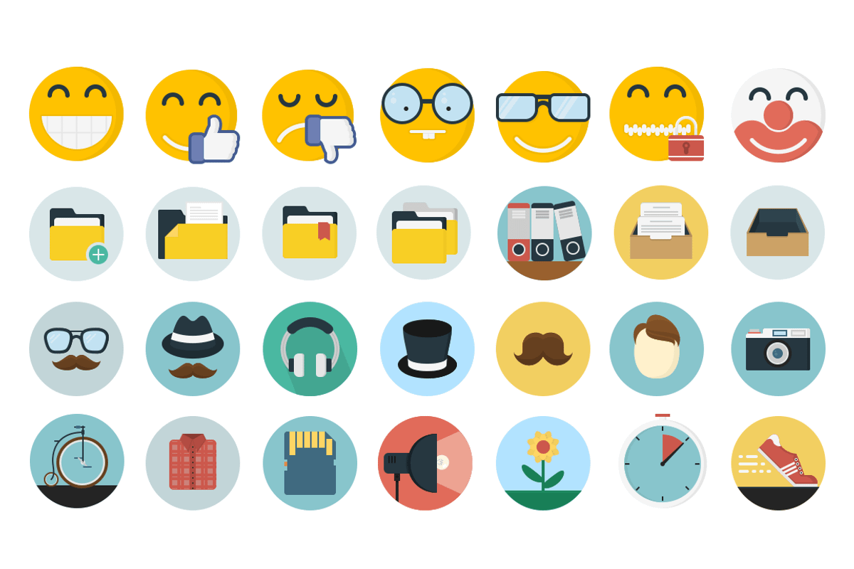 300 Flat icons, an Icon by Icon54 (Photo 5 of 5)