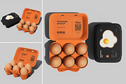 Egg Packaging Mockup, a Packaging Mockup by Brand Earth (Thumbnail 1 of 4)
