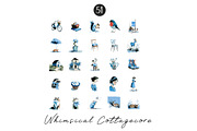 Whimsical Cottagecore Clipart Set, an Illustration by CreationArt (Thumbnail 6 of 7)