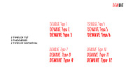 Dewave. Distorted Sans Serif family., a Sans Serif Font by Luxfont (Thumbnail 6 of 8)