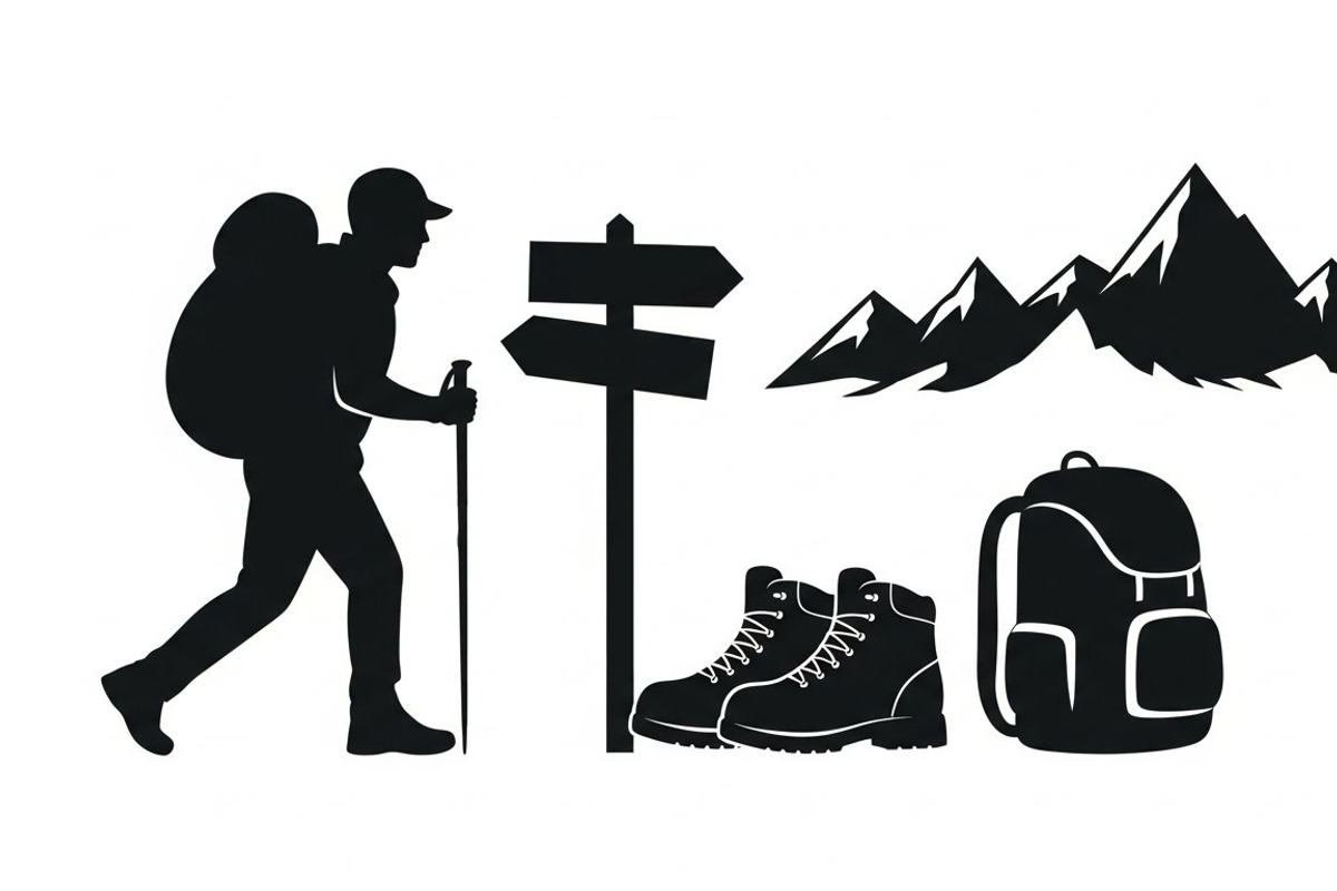 Hiking Adventure Silhouette Bundle, an Illustration by yasushie (Photo 3 of 51)