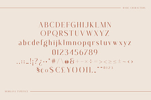 Morgana Elegant Ligature Typeface