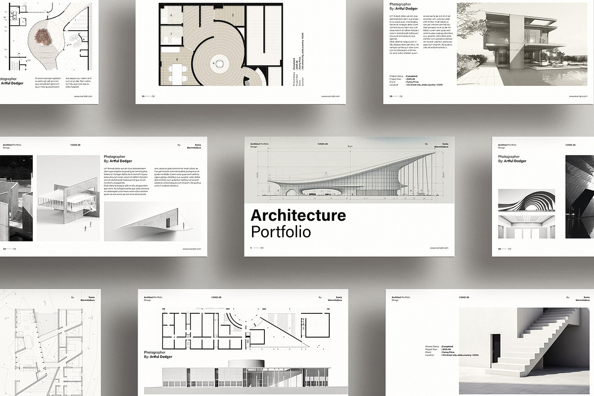 Architecture Presentation Template, a Presentation Template by ArtisanaAura (Photo 1 of 9)