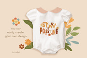Groovy flower clipart, a Seasonal Illustration by JulzaArt (Thumbnail 4 of 5)